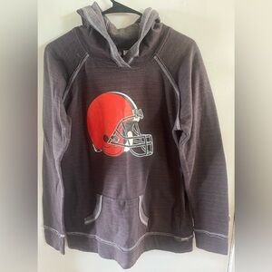 NFL Cleveland Browns Brown and Orange Hoodie